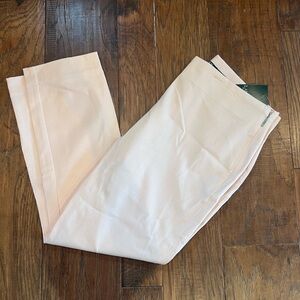 Ralph Lauren Flat Front, Side Zip Dress Pants in Light Pink